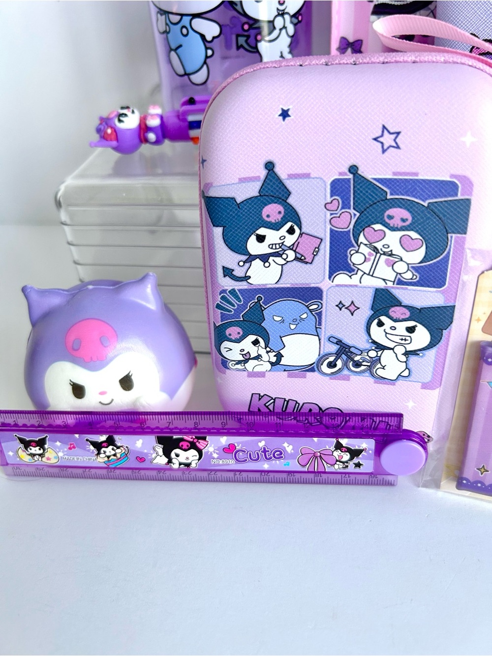 💜(KUR341) Kuromi Adorable 10-Piece Fun Bundle! - Picture 7 of 11
